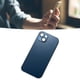 thumbnail image 5 of Funda para iPhone 14 Pro con borde recto esmerilado, a prueba de caídas, con película para lentes Far Peak Blue, 5 of 12