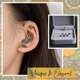 thumbnail image 3 of Pendientes De Gancho Para La Oreja Para Mujeres Y Niñas, Pendientes Sin Perforación, Regalo De Joyería 1 Par matsuzay AP006144-01, 3 of 6