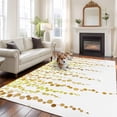 thumbnail image 2 of 5'x7' Area Rugs for Living Room Bedroom, Sage Green Polka Dots Washable Rug Carpet Runner Indoor Outdoor, Vintage Abstract Art Watercolor Non Slip Floor Mats Area Rug for Kitchen, Nursery, 2 of 8