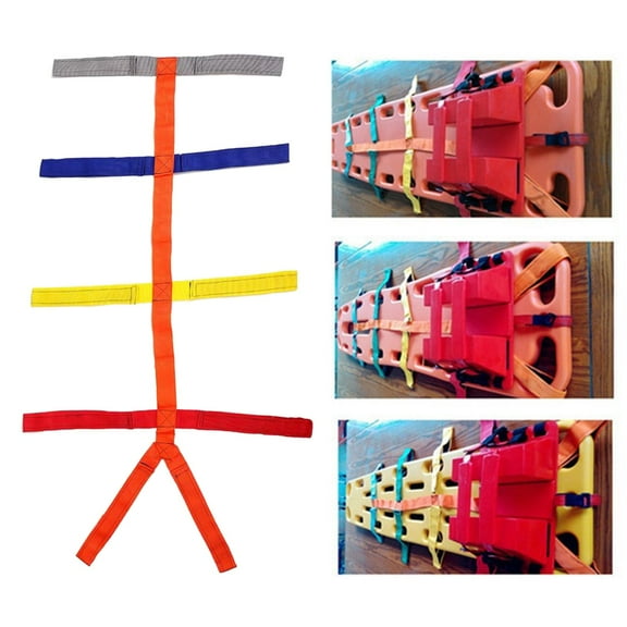 Backboard Spine Board Straps First Aid  Adjustable Personal Stretcher Spinal Belt, Backboard Spine Board Straps