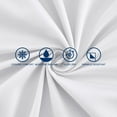 thumbnail image 4 of Lanco Premium Alhena 4 Piece Sheet Set, Bed Size Full, 100% Microfiber, Solid Color, White, Extra Soft, 4 of 5