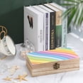 thumbnail image 4 of 7.9×2.3 In Wooden Boxes Durable Easy To Use Dustproof Prevent Slippery Delicate And Cabinet Tie-dye Pattern Rainbow Colors Tie-dye Background_3, 4 of 8