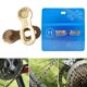 thumbnail image 5 of Ciclismo 2 pares de bloqueo de conector de cadena de bicicleta para eslabón maestro de 11 velocidades (dorado) Ehuebsd Para estrenar, 5 of 8