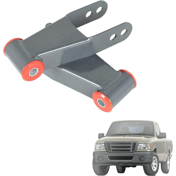 ALL-CARB 1-2 Inch Rear Adjustable Lift Shackles Replacement for 1998-2010 Ranger 2WD 4WD