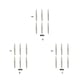 thumbnail image 5 of Eigraketly Muelles de voluta plateados de 6 uds, muelles de acero inoxidable duraderos y fáciles de usar para tijeras de podar universales, Type2 NO2, 5 of 6