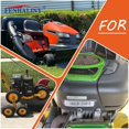 thumbnail image 5 of Fenhaliny 694000 Reemplazo de manguera de vacío de 2 piezas para Briggs and Stratton Reemplaza 281730 691040, 5 of 5