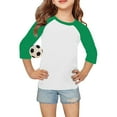 thumbnail image 5 of Favoffer Winter Kids Raglan 3/4-Sleeve Modal-Blend Top - Lounge,Play,Travel,Casual 3-14Y, 5 of 7