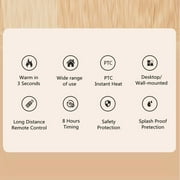 16000 BTU Ductless Portable Air Conditioners No Windows Needed, Wall Air Conditioner with Heaters, Split Ac Heating System, Fast Heating