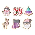 thumbnail image 1 of Teissuly Christmas Pendant Santa Snowman Christmas Tree Decoration Small Pendant Teissuly WER202310060281, 1 of 9
