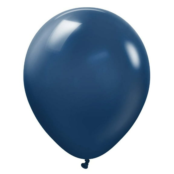 18 inch Kalisan Standard Navy Blue Latex Balloons (25 Pack) - Party Supplies Decorations