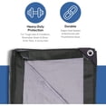 thumbnail image 3 of 20 x 20 Ft. Heavy-Duty Protection/Coverage Tarp, 8-mil, Reversible, Multi-Use, Waterproof, Green-Silver, 3 of 6