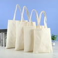 thumbnail image 6 of Large Capacity Canvas Shopping Bags DIY Painting Pattern Handbag Folding Eco-friendly Cotton Tote Bags, 6 of 10