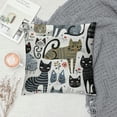 thumbnail image 2 of Cat Throw Pillow Covers Home Decor , Decorative Pillowcase Soft Cushion for Bed Sofa Couch,, 2 of 5