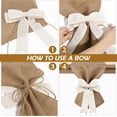 thumbnail image 3 of Qucyy Bohemian Table Runner: Farmhouse Table Runner with Bow, Sleep Rustic Farmhouse Table Runner for Bohemian Kitchen Dining Room Sofa Coffee Table, Bohemian Home Party Christmas Wedding Decorations, 3 of 5