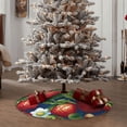 thumbnail image 4 of Defioc Strawberry2 for Christmas Tree Skirt Snowman Xmas Tree Skirt Farmhouse Christmas Decorations Tree Mat for Holiday Party Decor-30", 4 of 6