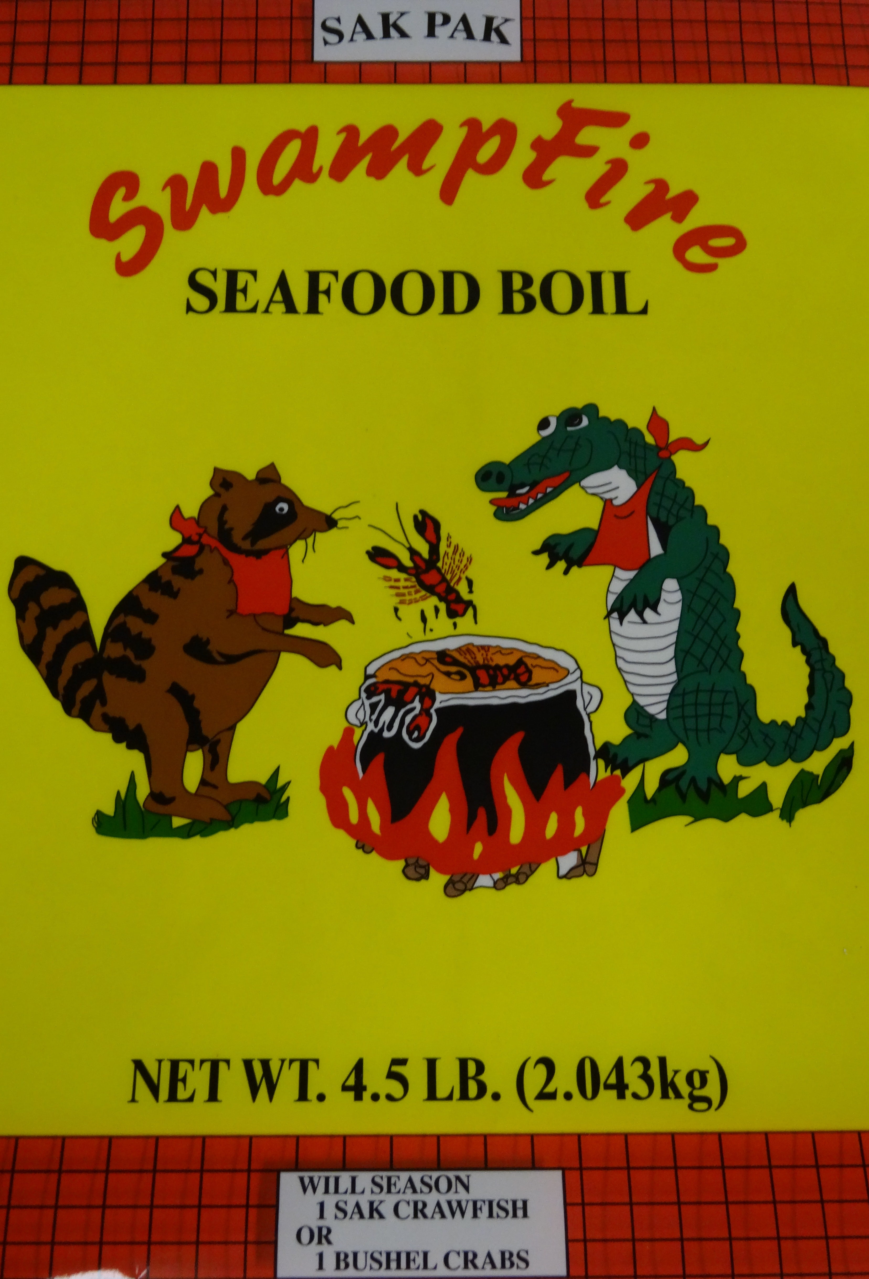 Swamp Fire Seafood Boil, Spices & Seasoning, 4.5 lb