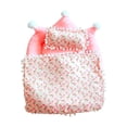 thumbnail image 4 of Cama de muñeca Cómoda figura de peluche Cama para dormir Adorno de escritorio Muñeca adorable Rosa, 4 of 7