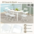 thumbnail image 4 of 4/8/12/16/20 Pack Metal Folding Chairs Portable Commercial Seat 12 PCS, 4 of 5
