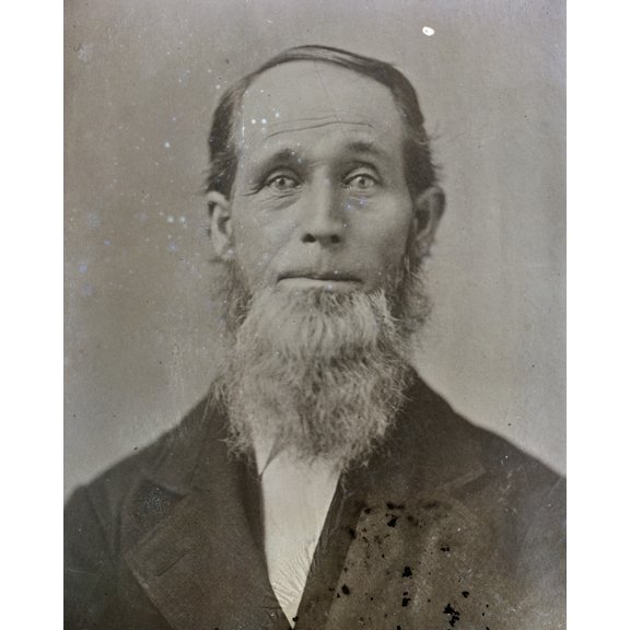 Print: George Reeder, Relative Of The Wright Brothers, Called Uncle