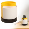 thumbnail image 2 of pdqouc Plastic Pen Holder Creative Separation Pen Holder Desktop Decoration Simple Pen Holder Stationery Storage for Pencil/Rubber/Binder Clips/Paperclips/Memo Notes/Stationery/Office Suplise, 2 of 8