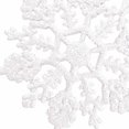 thumbnail image 3 of Advancent 12 piezas de decoración de copos de nieve de Navidad para interiores y exteriores, decoración de Navidad para sala de estar y Kits de decoración para fiestas Blanco, 3 of 6