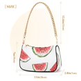 thumbnail image 3 of FORMRS Womens Shoulder Bag with Chain Strap Clutch Purse Cute Tote Handbag, Watermelon Pattern, 3 of 7