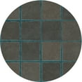 thumbnail image 1 of Ahgly Company Machine Washable Indoor Round Transitional Beetle Green Area Rugs, 7' Round, 1 of 7