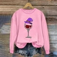 thumbnail image 4 of Taqqpue Halloween Sweatshirt for Women Trendy Cute Halloween Graphic Print Crewneck T Shirt Athletic Casual Long Sleeve Oversize Pullover Tops for Women, 4 of 4