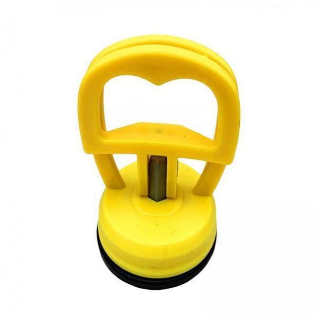 Almencla 4xSuction Cup Dent Puller Powerful Handle Lifter for Car Body Dent Mirror Yellow
