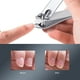 thumbnail image 3 of Set de manicura, kit de cuidado de uñas de acero inoxidable, kit de cuidado de uñas con estuche de almacenamiento de cuero, 3 of 5