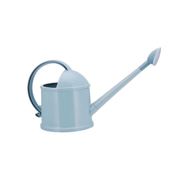 Inteprter Regadera de 3,5 l con asa, caño largo, plantas, flores, jardín, botella rociadora, hervidor de agua, hogar, balcón, patio interior y exterior Jardín y Patio Azul Inteprter HA066327-02