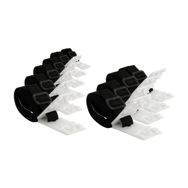 DYNWAVECA Pool Solar Cover Reel Attachment Kit, Accessories, Firmly Easy Installation, Universal for Inground Pools, Pool Cover Straps 10 Pieces