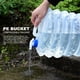 thumbnail image 5 of Cubo De Agua Plegable Camping Contenedor de almacenamiento de agua plegable a prueba de fugas Cubo de agua para acampar al aire libre (5L) Likrtyny Para Estrenar, 5 of 7