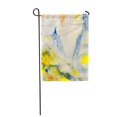 thumbnail image 1 of JSDART Creative Blue Green and Yellow Abstract Hand Fragment Garden Flag Decorative Flag House Banner 28x40 inch, 1 of 1