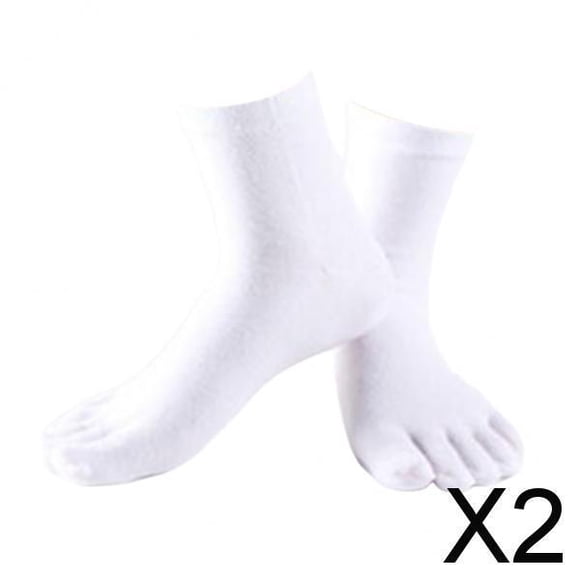 2x Calcetines de 5 para Mujeres Y Hombres, Calcetines de de Tripución, Calcetines Elásticos Casuales Deportivos 2 piezas