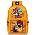 thumbnail image 4 of Style9Friday Night Funkin Series Bag Mochila diaria con estampado de dibujos animados con hombros anchos, 4 of 5
