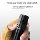 thumbnail image 4 of Soidarity Linterna LED, linternas eléctricas impermeables profesionales, pesca, Camping, senderismo, linterna recargable por USB, equipo de iluminación Estufas de camping Negro Tipo 1 Soidarity OD029509-01, 4 of 6