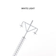 thumbnail image 4 of Matsuzay Modelo de luz de vía férrea para exteriores, modos de blanco cálido, Mini poste de luz LED, escala 1: 87, microaccesorios de Artesanía Gris (luz blanca), 4 of 6