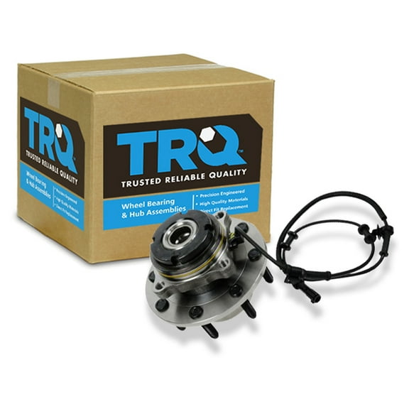TRQ Front Wheel Hub & Bearing LH or RH for F250 F350 Super Duty 4WD 4x4 w/ ABS BHA53990 Fits select: 1999 FORD F250, 1999 FORD F350