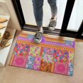 thumbnail image 2 of Pioneer Flower Floral Print Pattern Door Rugs,Washable Non Slip Door Mats Indoor,Decorative Door Mats,Entry Mat Indoor for Entrance,Bedroom,Kitchen,Bathroom,16"x24", 2 of 6
