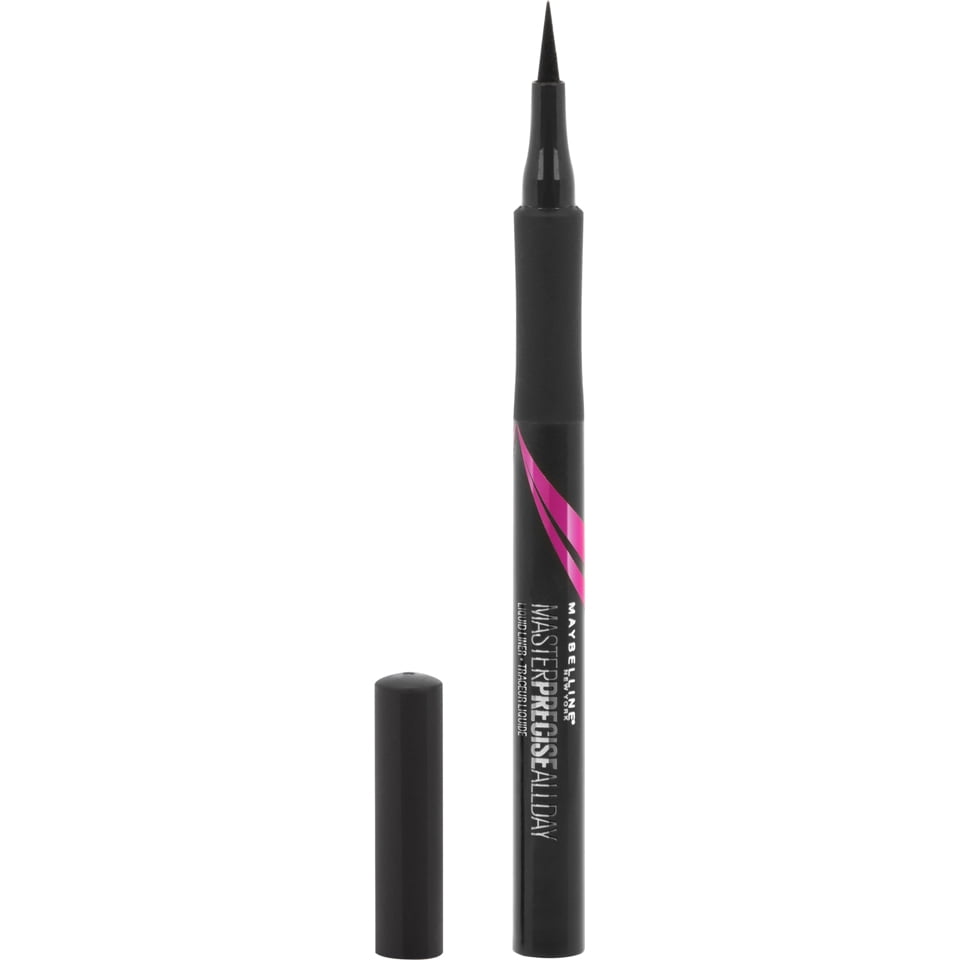 Maybelline EyeStudio Master Precise All Day Liquid Eyeliner Makeup, Black