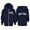 Dark Blue, variant on LUOGENLI Hoodies Boys Hoodies Size 8-10 Basketball Baby Kids Long Sleeve Letter Printed Hoodie Zipper Up Sweatshirts Children Unisex Soft Coat Blouse with Pocket Boys Hoodies Size 7/8 Blue 3-4 Years