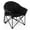 Black, variant on Spaco Folding Camping Moon Padded Chair with Carrying Bag-Red, Folding Chair Camping for Adult Hiking Fishing Beach