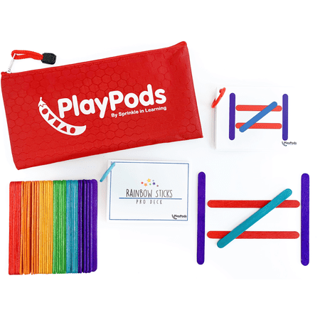 Rainbow Sticks - PlayPods - Educational Grab-and-Go Activities for Kids