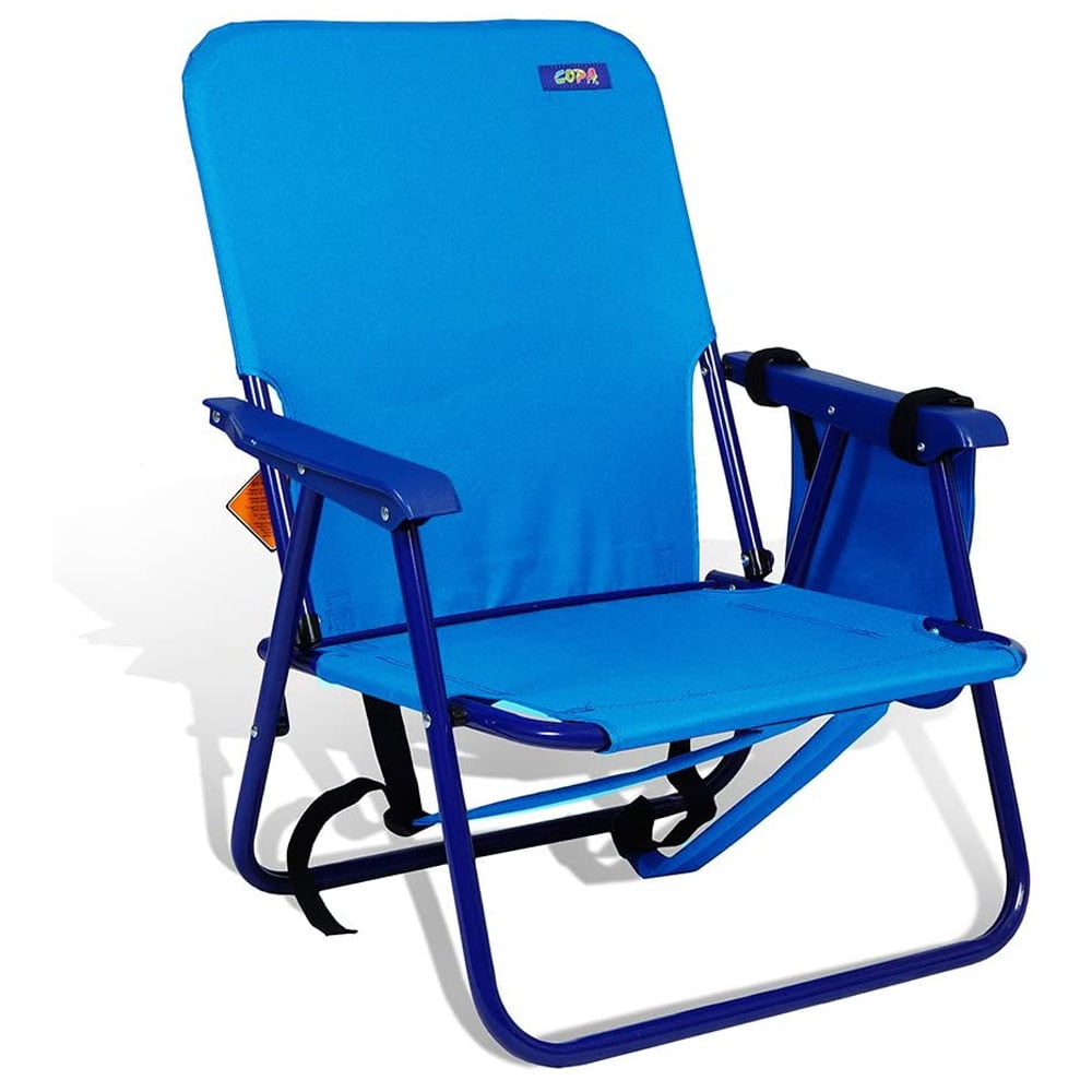 Copa Backpack Single Position Folding Aluminum Beach Lounge Chair