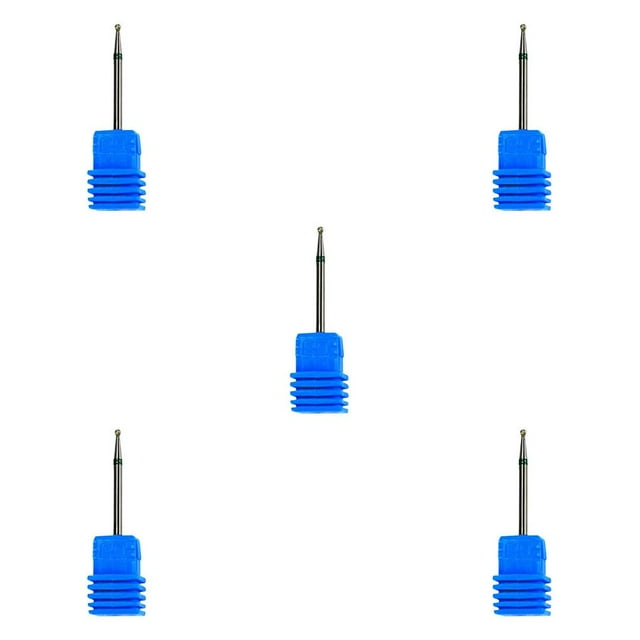 maskred Nail Art Drill Ceramic Bit File Polish Cuticle Clean Manicure Too No.02 5Set
