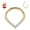 Gold, variant on 16G Septum Ring Teardrop Septum Jewelry Daith Helix Tragus Rook Piercing Jewelry CZ Nose Rings Hoops Cartilage Earring 316L Surgical Steel