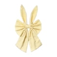 thumbnail image 2 of 16 Inch Easter Bunny Ears Bows for Wreaths, Colorful Spring Decorative Wreath Bow for Holiday Tree Topper Decor, Easter Basket DIY Crafts Wall Window Indoor Home Party Supplies (Yellow), 2 of 8