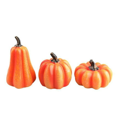 

Halloween Party Props Decor Resin Pumpkin LED Candle Lights 3 Pack