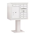 thumbnail image 6 of Salsbury Industries 6 Door Front Load 4C Horizontal Cluster Box Unit with 1 Parcel Locker, 6 of 6